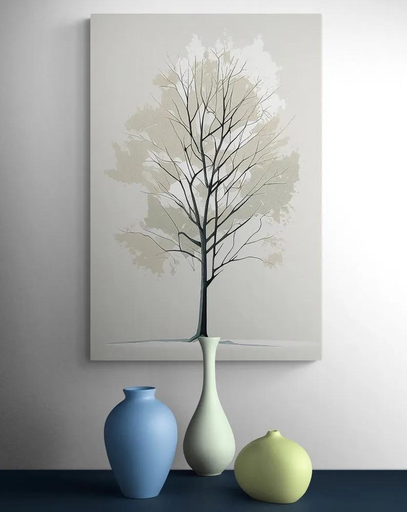 Obraz minimalistický strom Varianta: 40x60