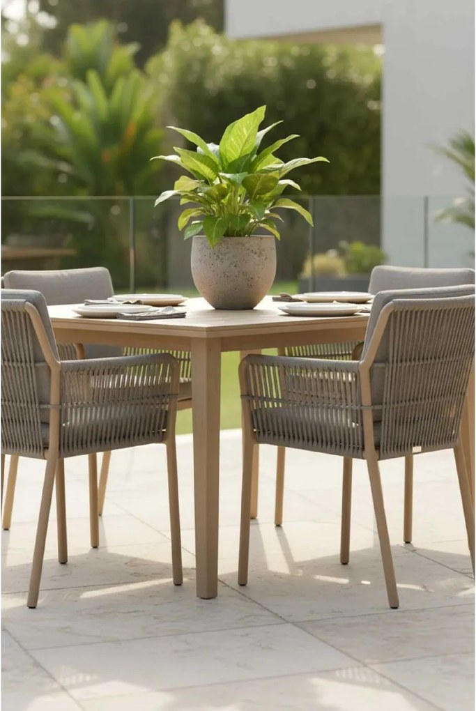 Okrúhly kvetináč RAFIOT, vláknocement, 25x21 cm, sivý