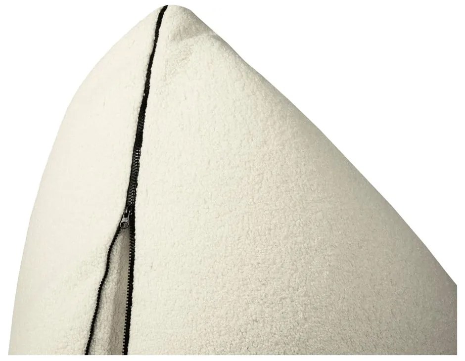 Krémový detský sedací vak z textílie buklé Clip Clap 90 – SLOWDOWN