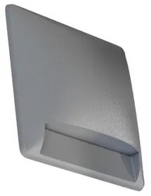 Panlux PN42100022 Záhradné LED nástenné svietidlo Leon square sivá, 4 W