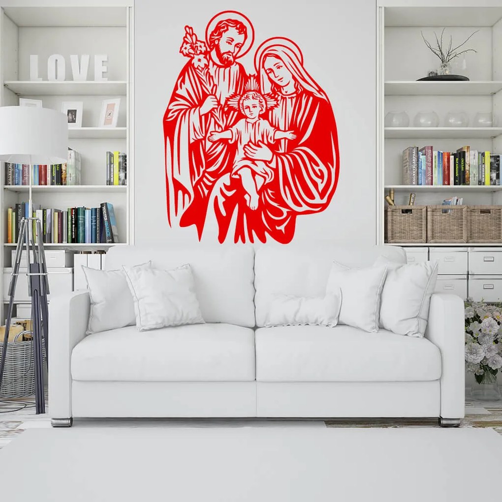 Veselá Stena Samolepka Ježiško Farba: oranžová, Veľkosť: 100 x 75 cm