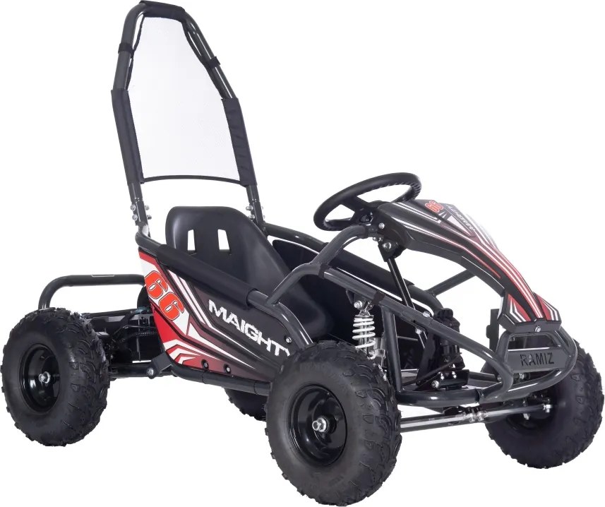 Ramiz Elektrická motokára MAIGHTY Čierna