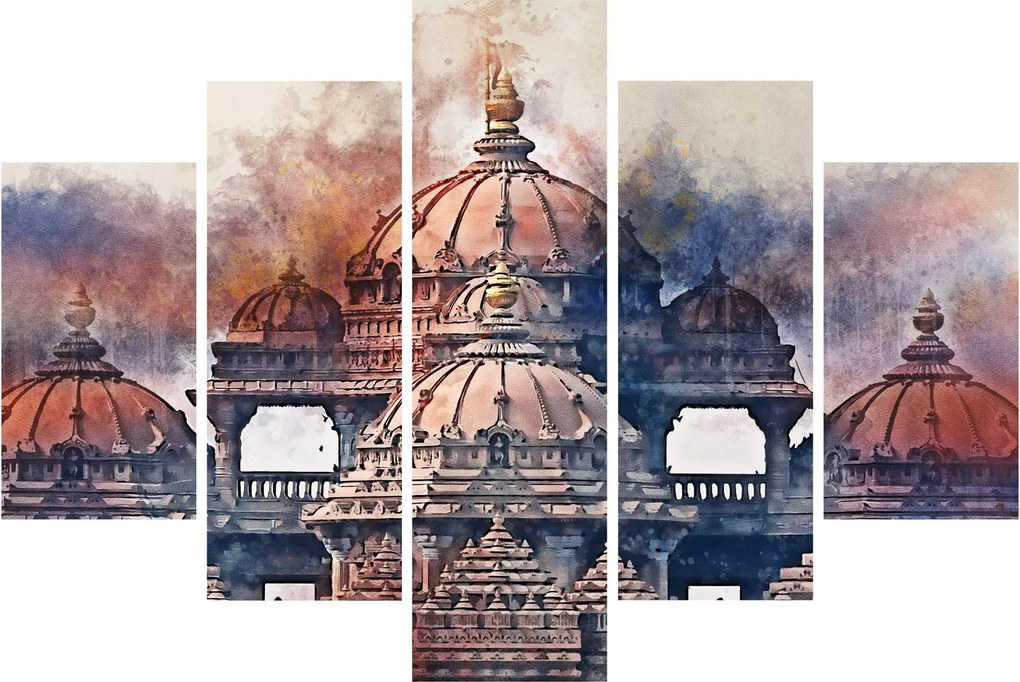 Obraz - Akshardham, Nové Dílií, India (150x105 cm)