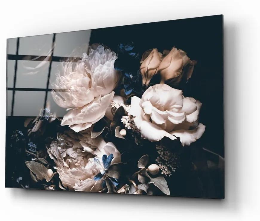Sklenený obraz Insigne Bouquet, 72 x 46 cm