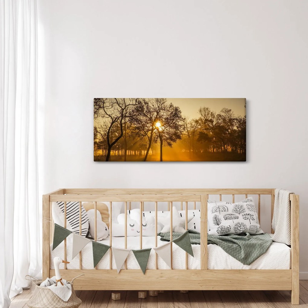 Obraz - Východ slnka (120x50 cm)