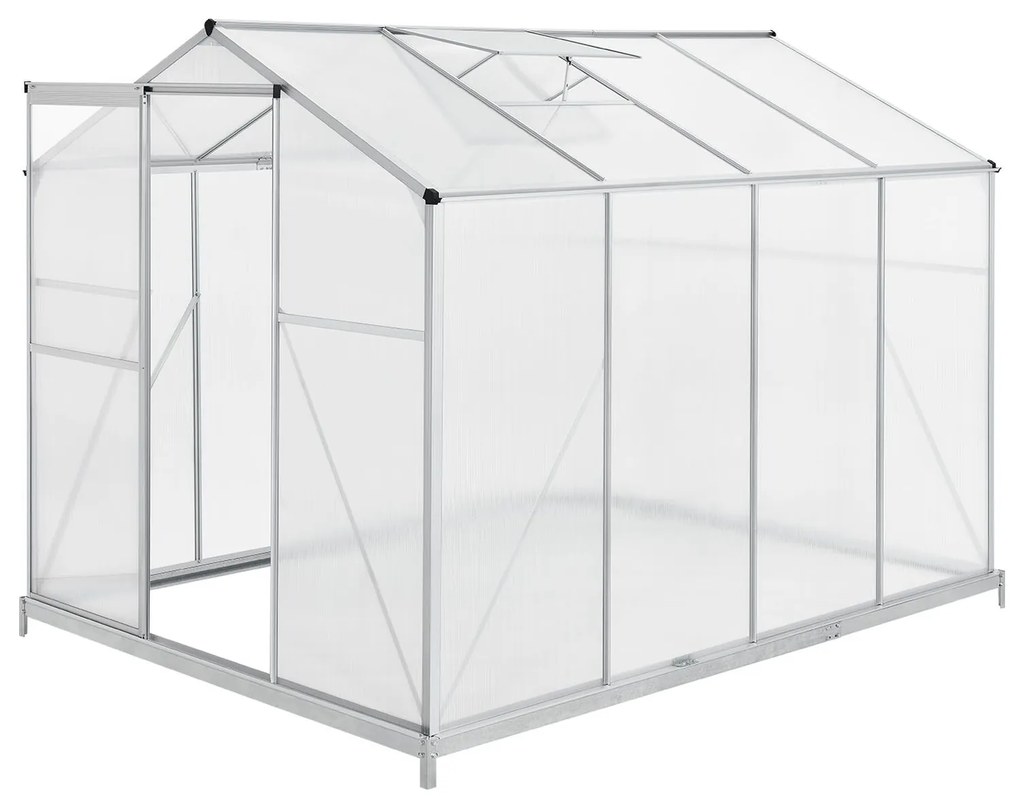 InternetovaZahrada - Záhradný skleník 190 × 253 cm + základňa