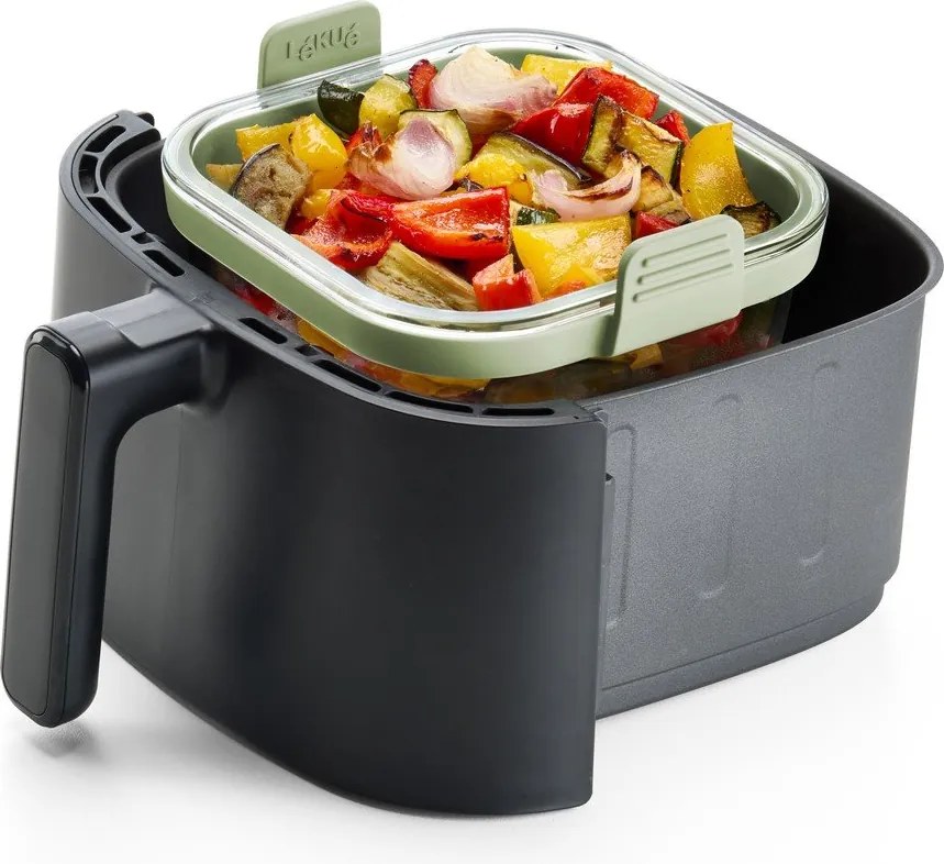 Sklenená forma do teplovzdušnej fritézy 18,5x17,5 cm – Lékué