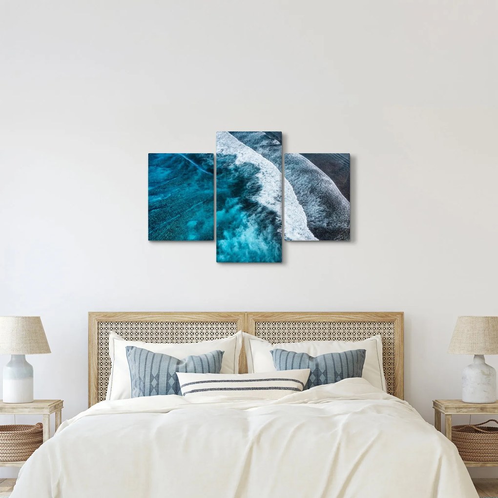 Obraz - Vlny na mori (90x60 cm)