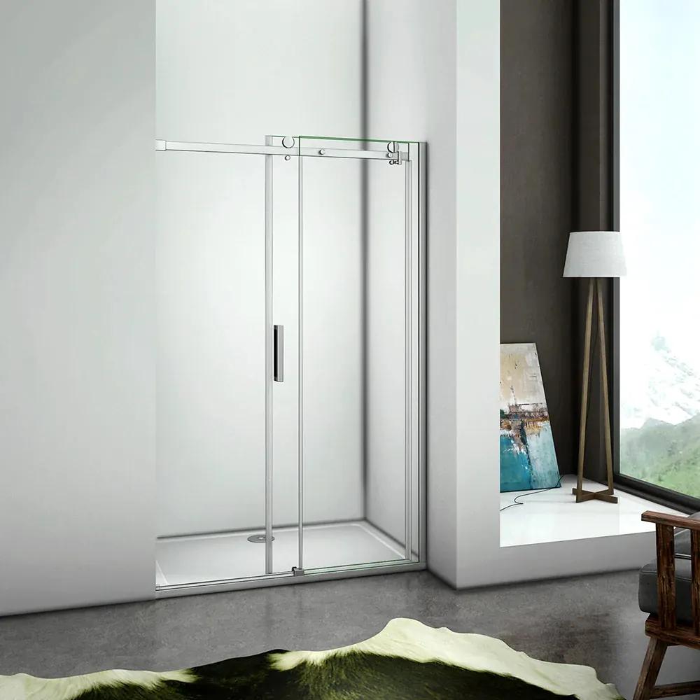 D‘Eluxe - SPRCHOVÉ DVERE - Sprchové dvere RUNNER K45S 100-10xcm sprchové dvere posuvné číre 6 chróm univerzálna - ľavá/pravá 120 195 120x195 48.4