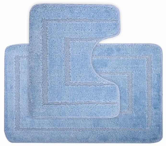 Kúpeľňové predložky set 2 kusov Alexei svetlomodré EMI