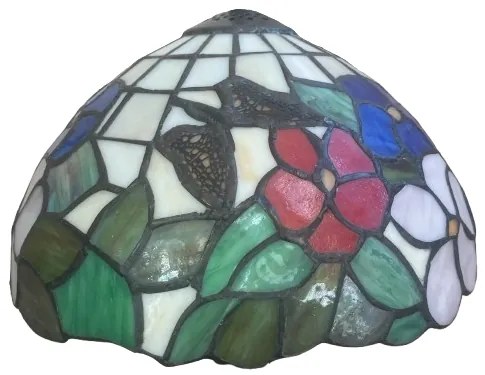 Vitrážová lampa Tiffany stolová SOFT 42*Ø25