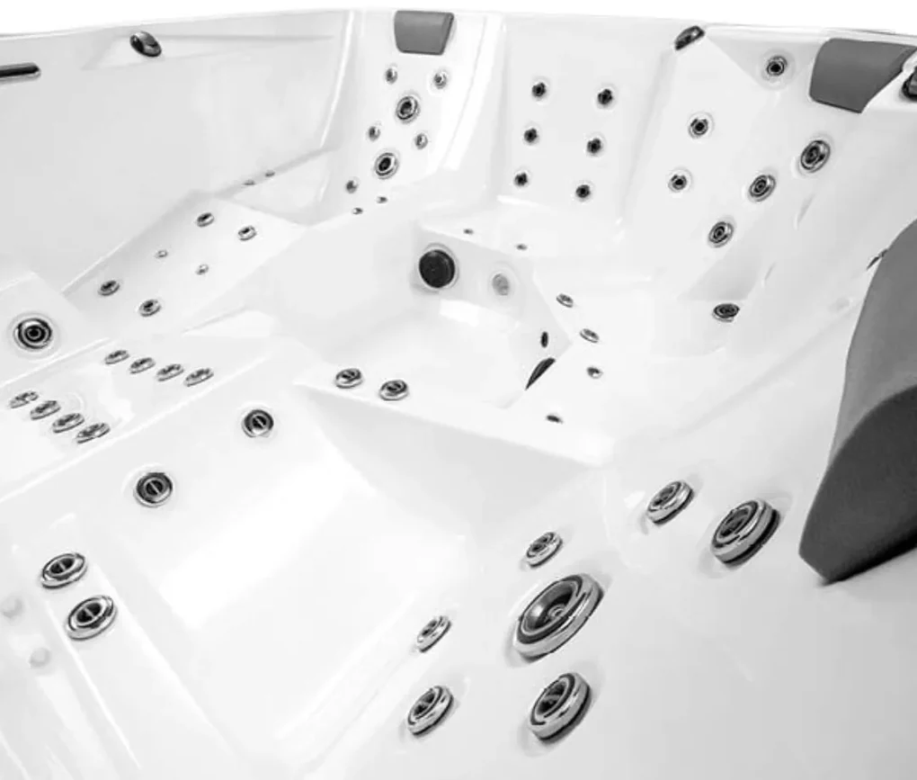 Hanscraft Vírivka ALMANDINE OKA5 Pearl white Concrete