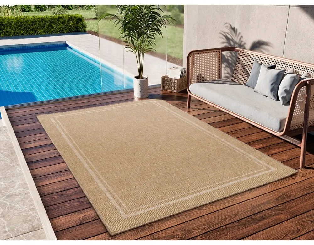 Béžový vonkajší koberec 120x170 cm Guinea Beige – Universal