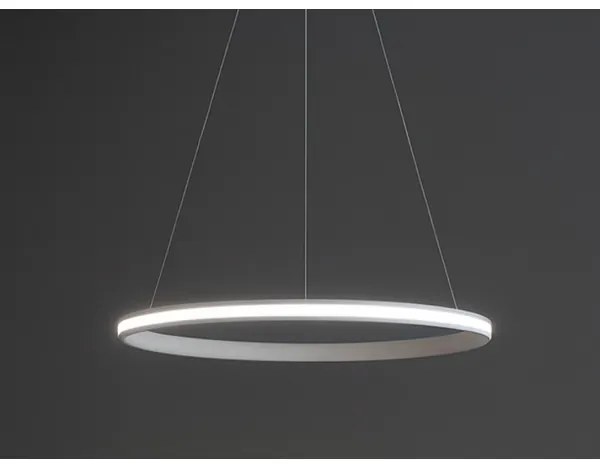 LED Stmievateľný luster na lanku LED/55W/230V 3000-6500K pr. 60 cm + diaľkové ovládanie