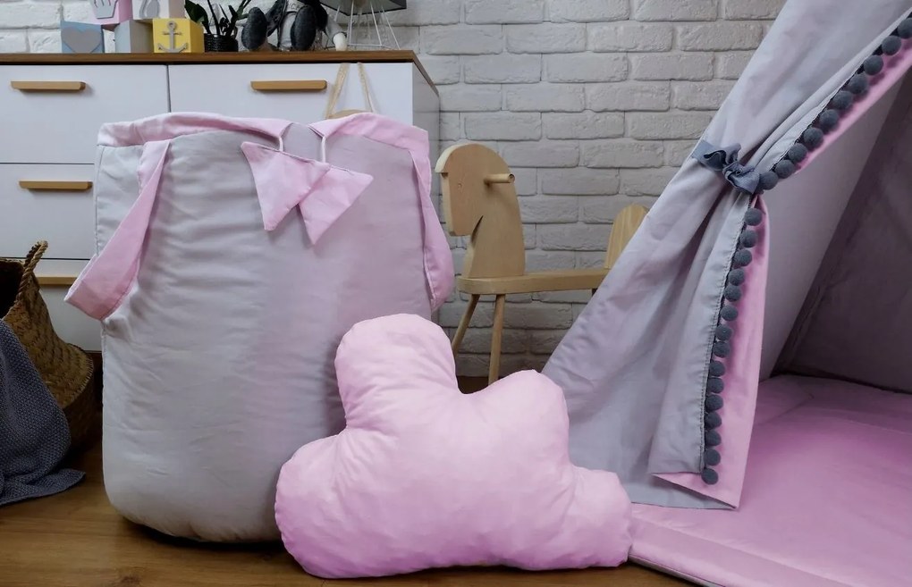Detský stan TEEPEE (TÝPIE) SOFT s doplnkami - RUŽOVÝ