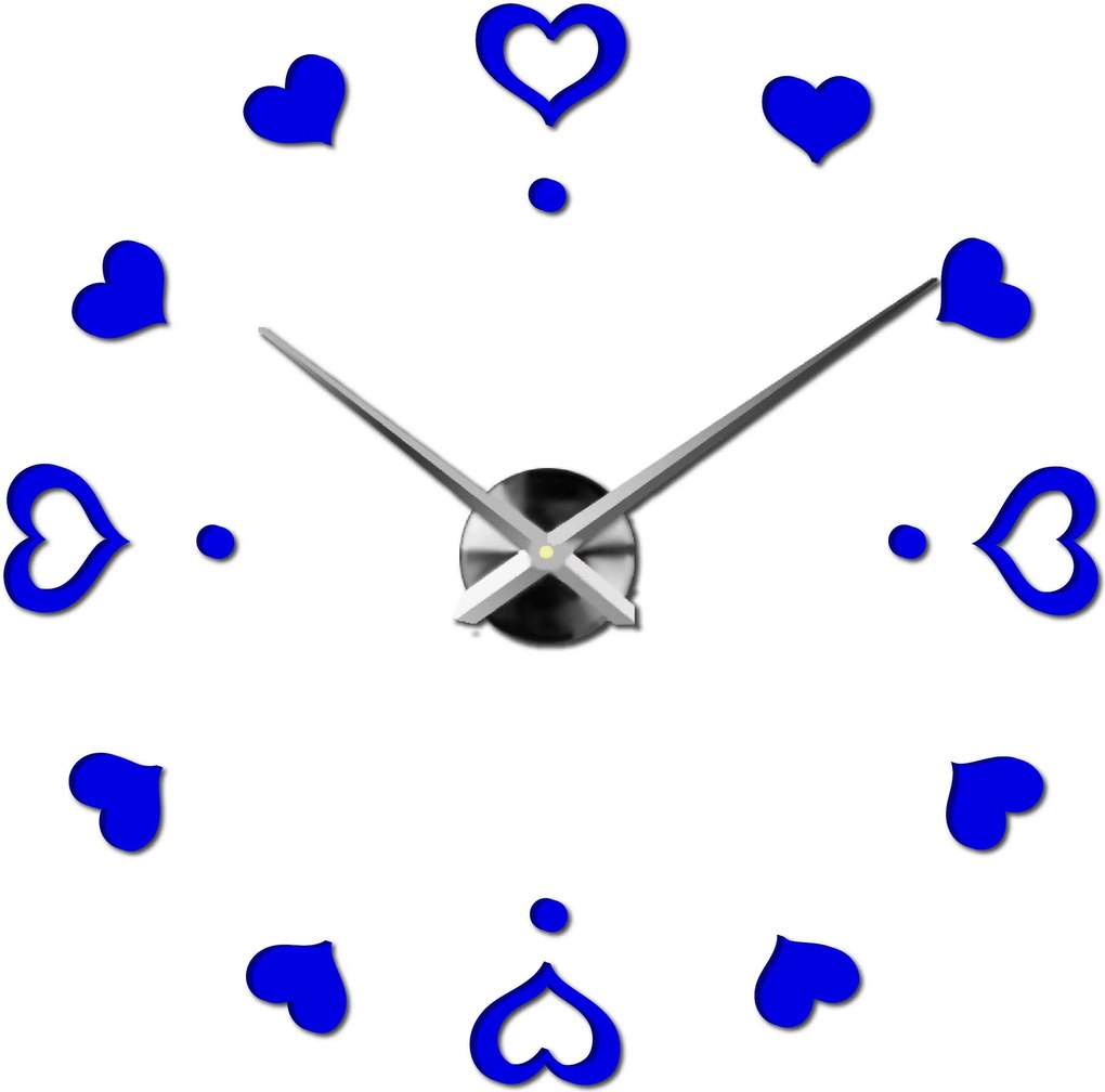 SENTOP | Nástenné hodiny ako obraz moderné hodiny vyrobené z plastu 12S046-S-Wall clock HEU- analógové