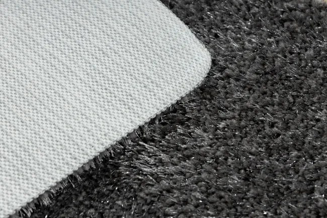 Sada kúpeľňových koberčekov SYNERGY glamour / lurex, sivá