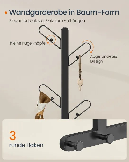 Set dvoch nástenných vešiakov RCR036B01