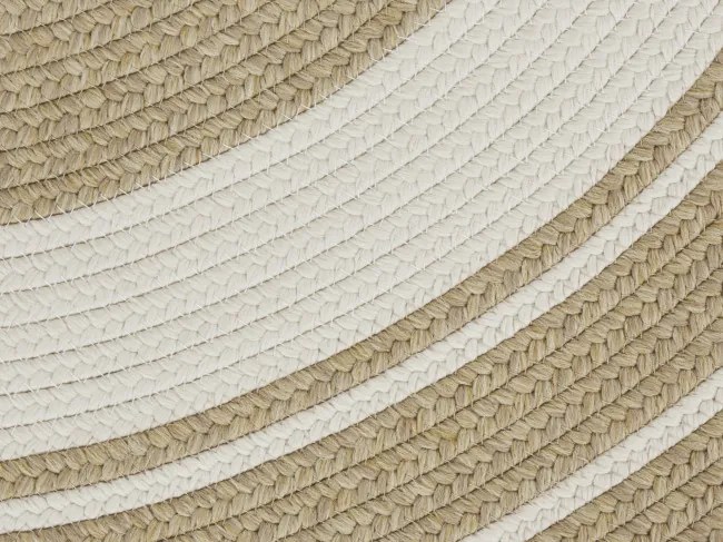 Koberec Hanse Home Braided Trenzado krémový / béžový kruh