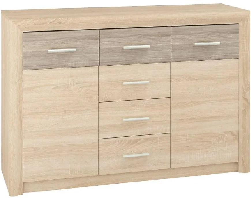 Komoda 138 4s Castel 09 Sonoma/hľuzovka