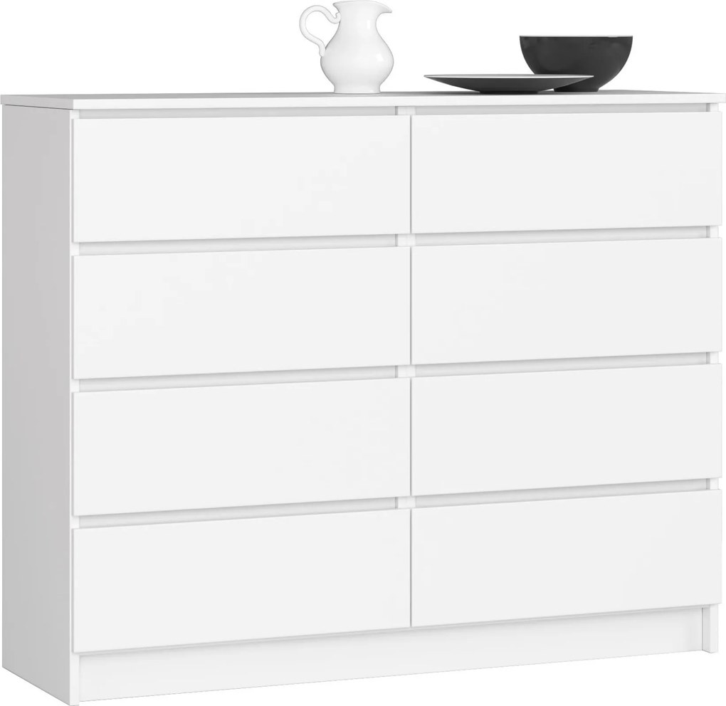 Komoda Houseland Clarity 02 matná bílá