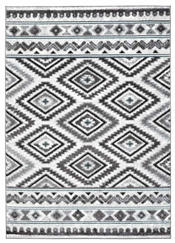 Dekorstudio Moderný koberec MODA SOFT sivo modrý 1129 Rozmer koberca: 80x150cm