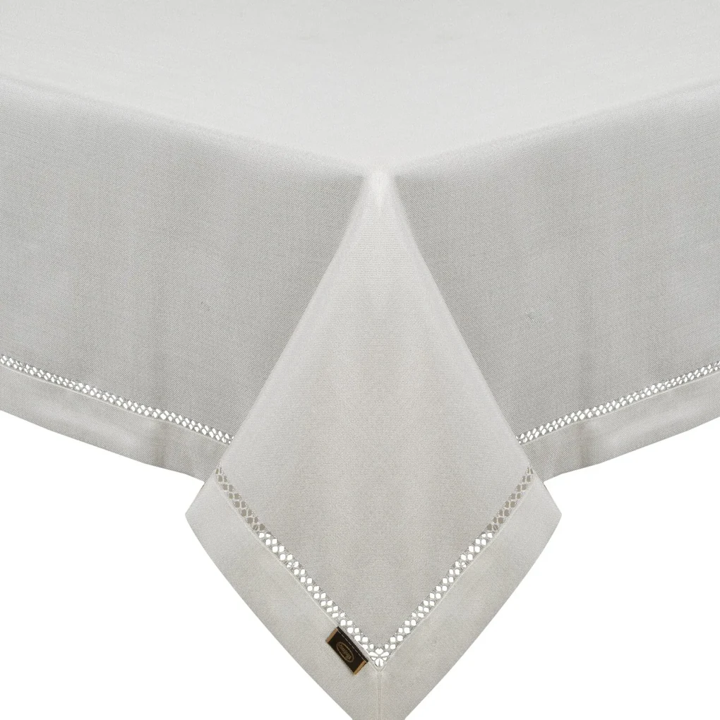 OBRUS EMILY 145X300 CM BIELY