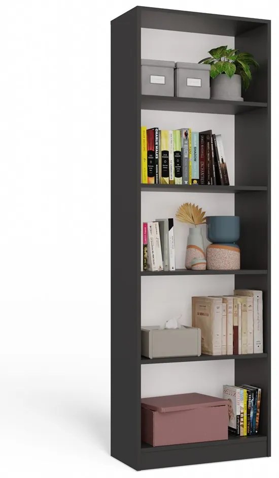 Regál Refarencios 3 (antracit). Akcia -23%. Vlastná spoľahlivá doprava až k Vám domov. 1132617