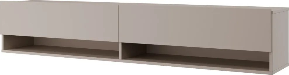Závesná TV skrinka Asko Living, 180 cm, béžový kašmír