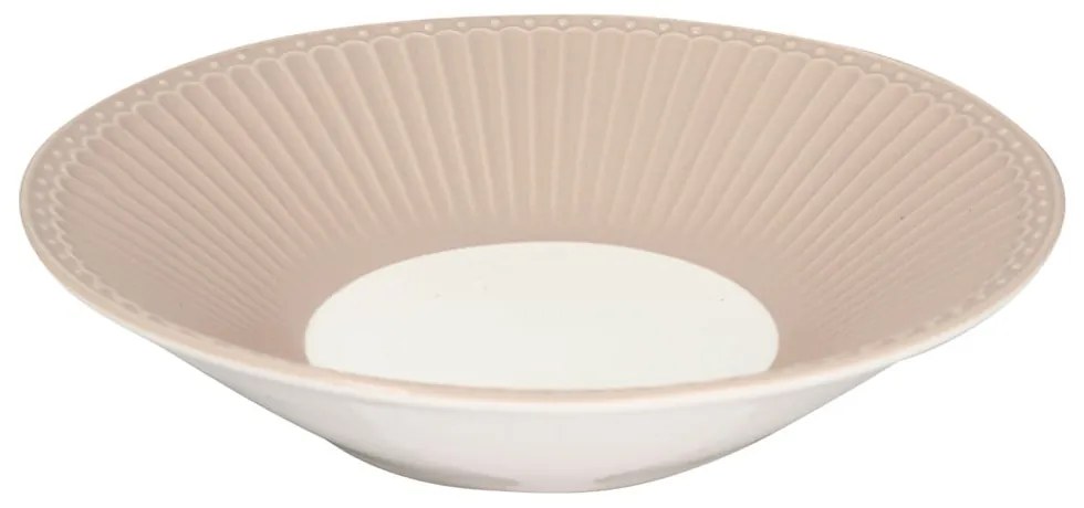 Béžový hlboký porcelánový tanier ø 23 cm Alice – Green Gate