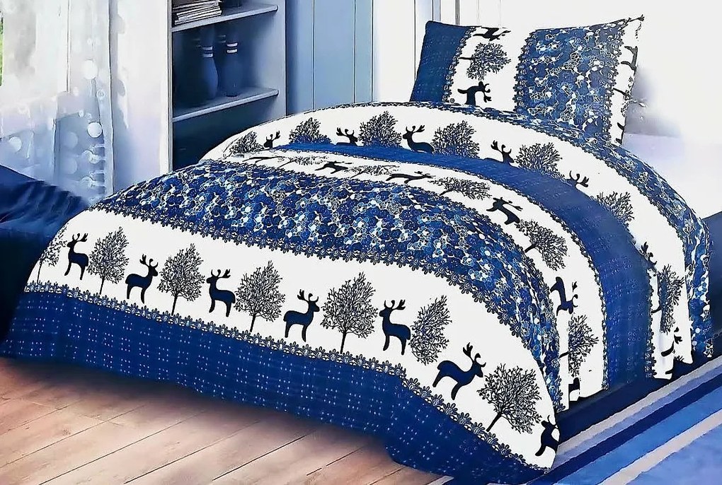 Obliečky Christmas 4 MikroPlyš 70x90 140x200 cm