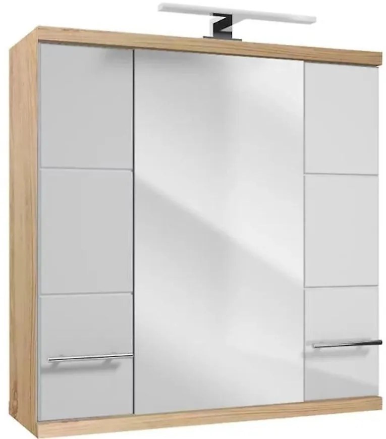 Zrkadlová skrinka Bari E70 3D0S dub sonoma