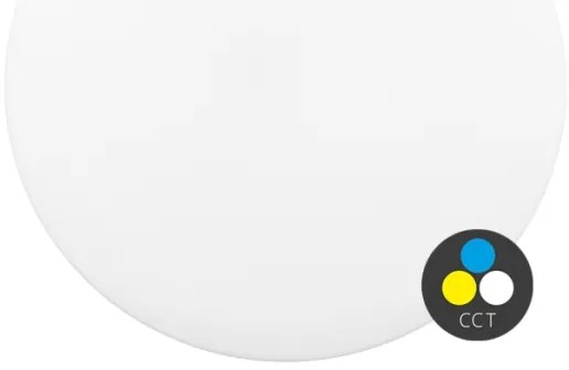 Ecolite WYB280-CCT/18W/BI - LED Stropné svietidlo DISK LED/18W/230V IP44 biela
