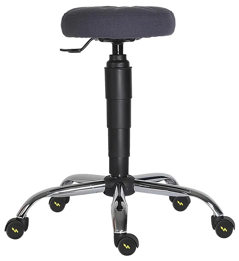 Pracovná stolička Mini Antistatic, sivá