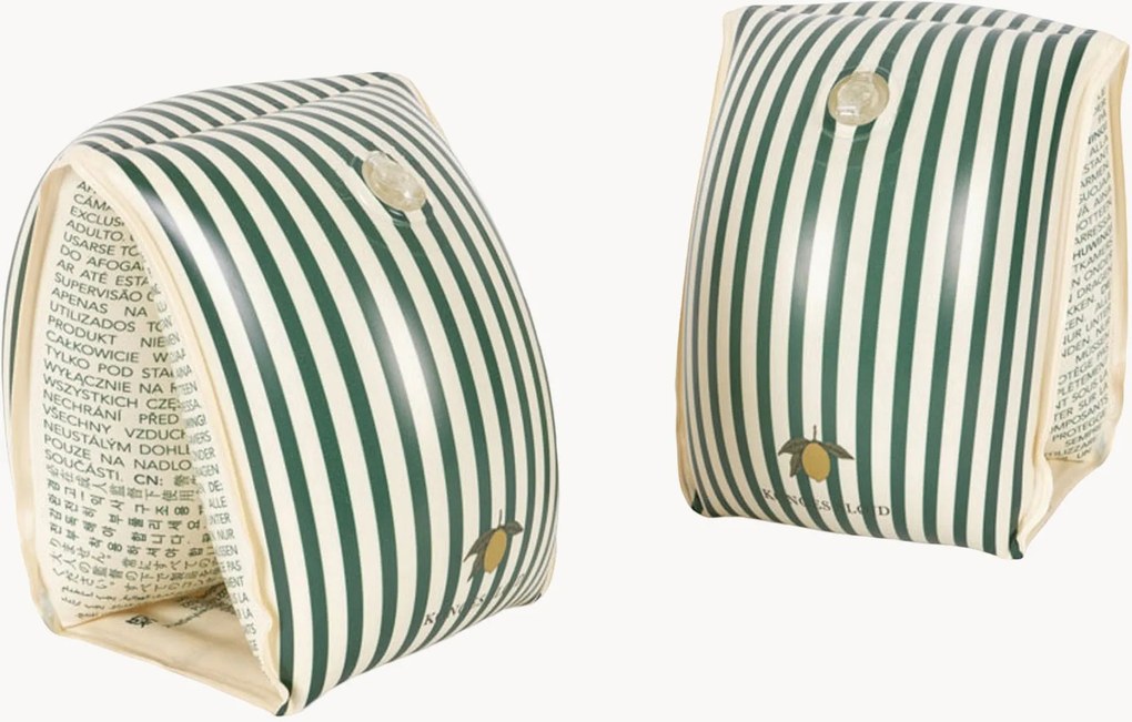 Plávacie rukávniky Green Stripe, v rôznych veľkostiach