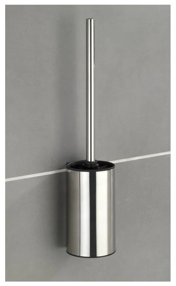 Nástenná samodržiacia toaletná kefa Wenko Turbo-Loc Detroit