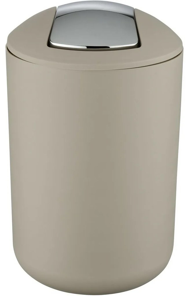 Wenko Odpadkový kôš s výkyvným vekom Brasil 6,5 l, taupe