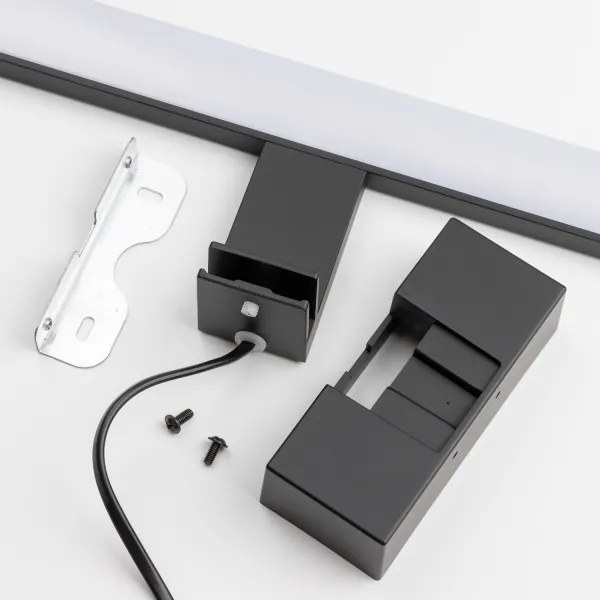 Brilagi - LED osvetlenie kúpeľňového zrkadla VESTRA LED/15W/230V 80 cm IP44 čierna