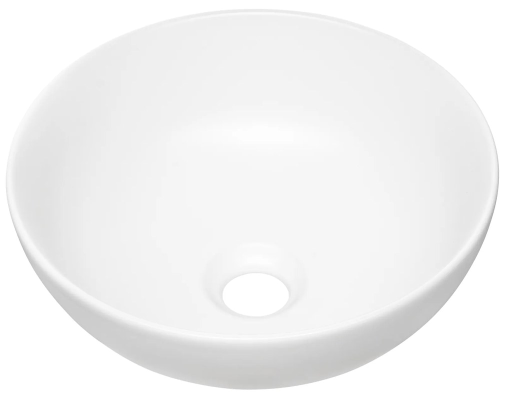 Keramické umývadlo na dosku DOMI 32 cm biele