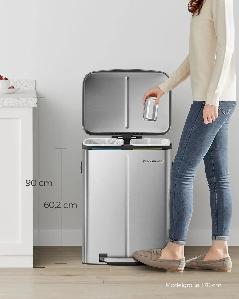 Odpadkový kôš SONGMICS LTB40NL