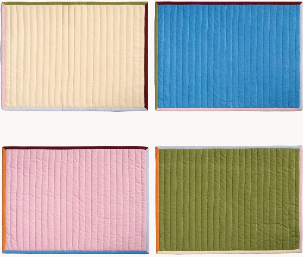 Ručne vyrobené prestierania Stitch, 4 ks