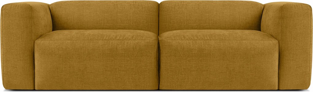 Modulárna dvojmiestna pohovka do obývačky Konsimo, medová, Buffo