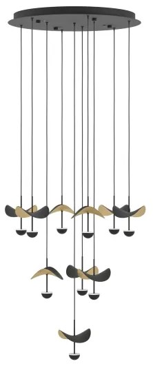 Eglo 390339 - LED Stmievateľný luster na lanku DRACERA 10xLED/2,3W/230V pr. 58 cm