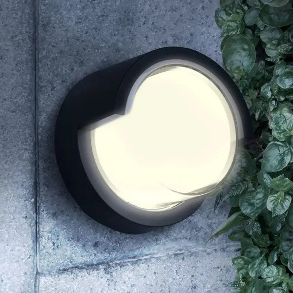 LED Vonkajšie nástenné svietidlo ESSEN LED/10W/230V IP44 čierna