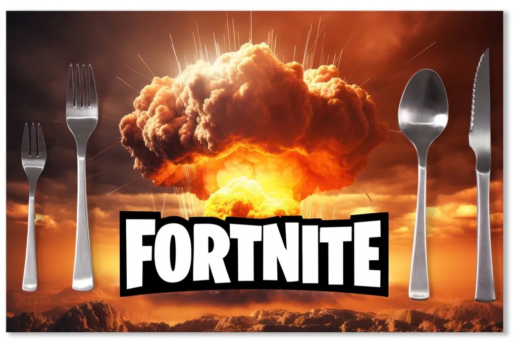 Sablio Prestieranie FORTNITE Explózia: 40x30cm