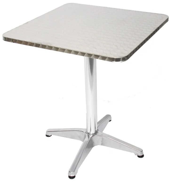 Hlinikový bistro stôl 11356, štvorec - v70 x 60 x 60 cm