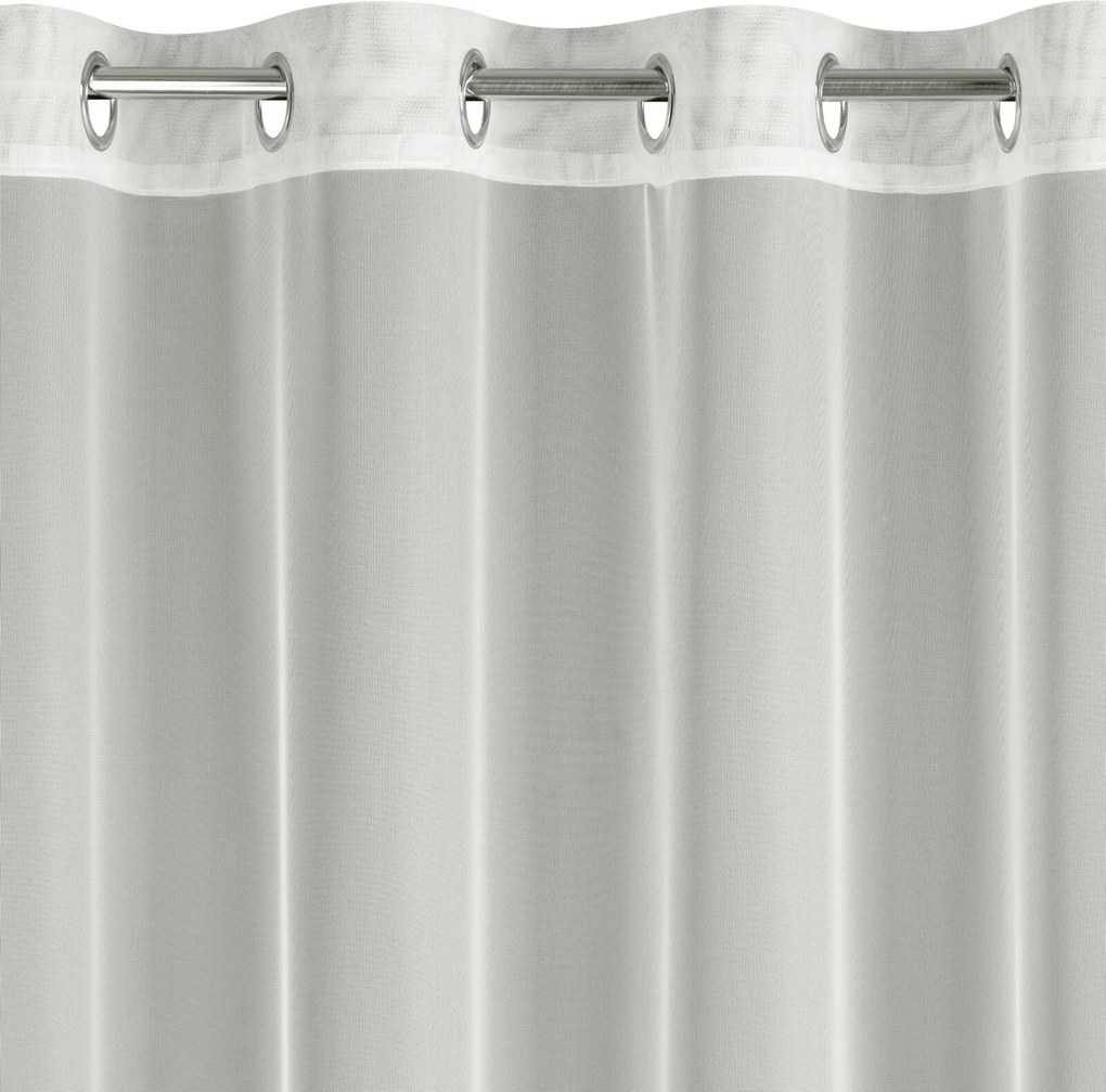 ZÁCLONA NA KRÚŽKOCH LIZA 140X250 CM PRIRODNÁ