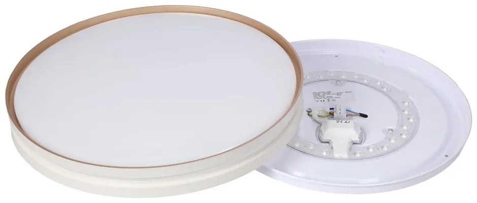 Biele LED stropné svietidlo 40x40 cm Montana – Candellux Lighting