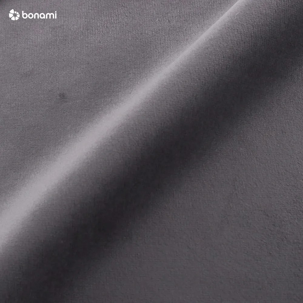 Sivá čalúnená dvojlôžková posteľ s úložným priestorom s roštom 180x200 cm Bali – Cosmopolitan Design