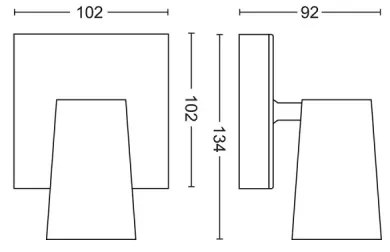 Philips 50571/48/PN - Bodové svietidlo MYLIVING PAISLEY 1xGU10/5,5W/230V